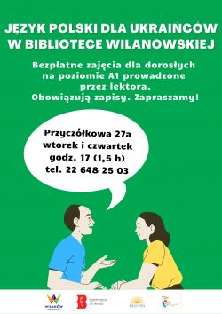 "Polski krok po kroku" dla obywateli Ukrainy -  ul. Przyczółkowa 27a
