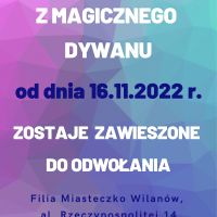 Magiczny Dywan zawieszony - al. Rzeczypospolitej 14