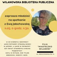 Spotkanie autorskie z Ewą Jałochowską - al. Rzeczypospolitej 14