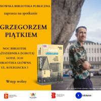 Spotkanie autorskie z Grzegorzem Piątkiem - ul. Kolegiacka 3