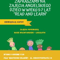 Warsztaty języka angielskiego dla dzieci "Read and learn" - al. Rzeczypospolitej 14