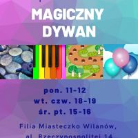 Nowe godziny zabaw na Magicznym Dywanie - al. Rzeczypospolitej 14