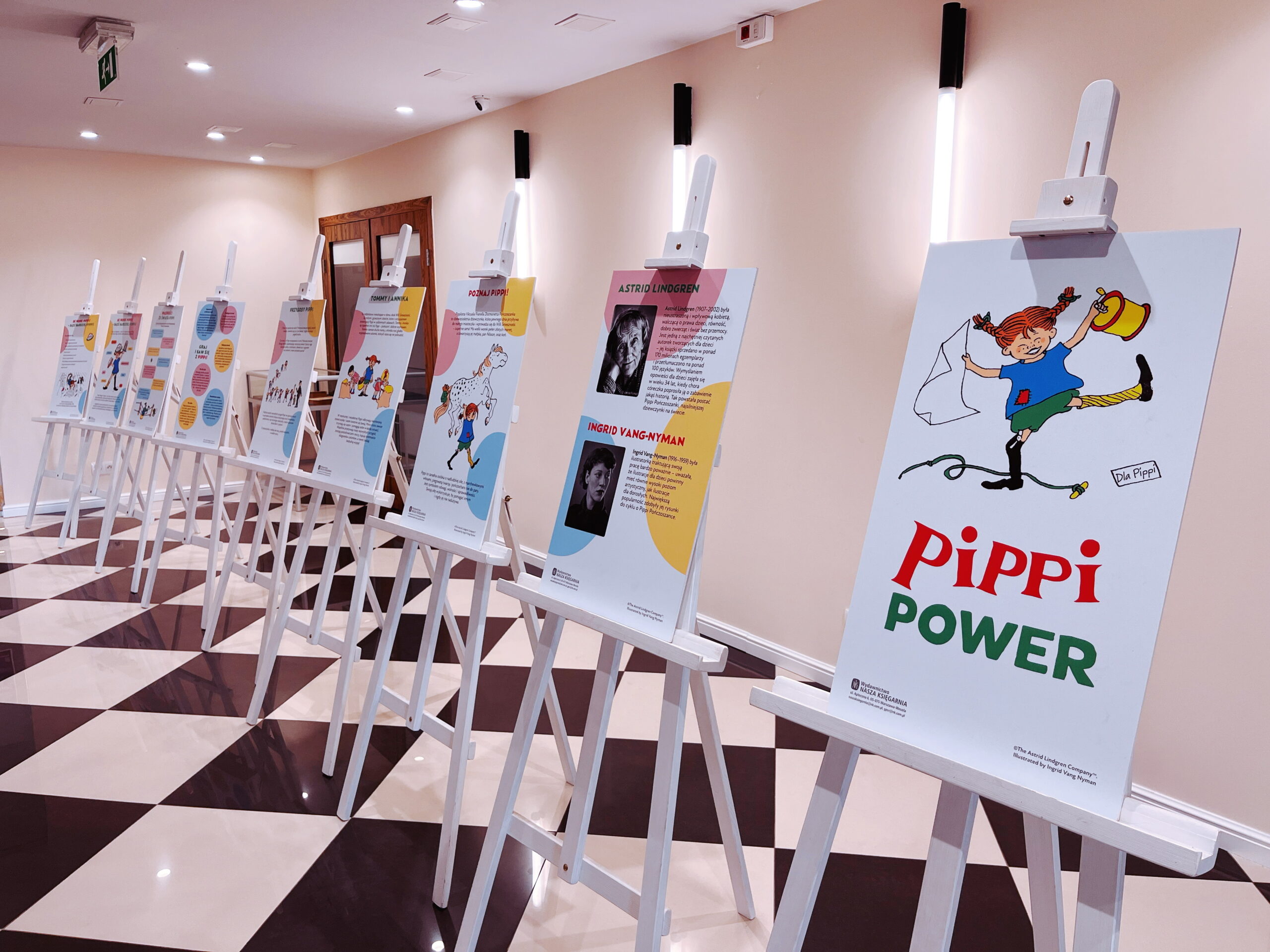 zdjęcie prezentujące wystawę Pippi power