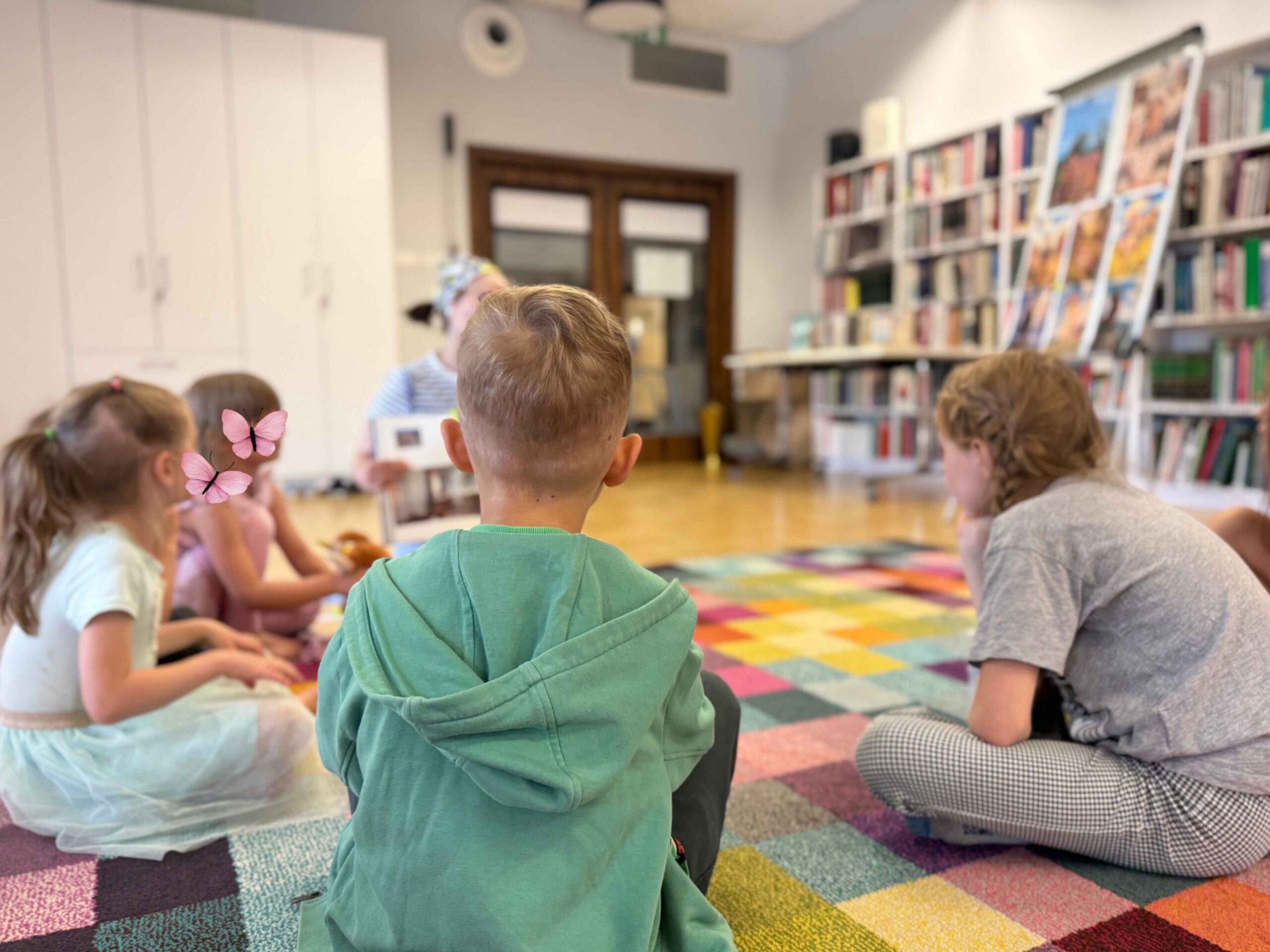 Zdjęcie uczestników warsztatów o Astrid Lindgren.