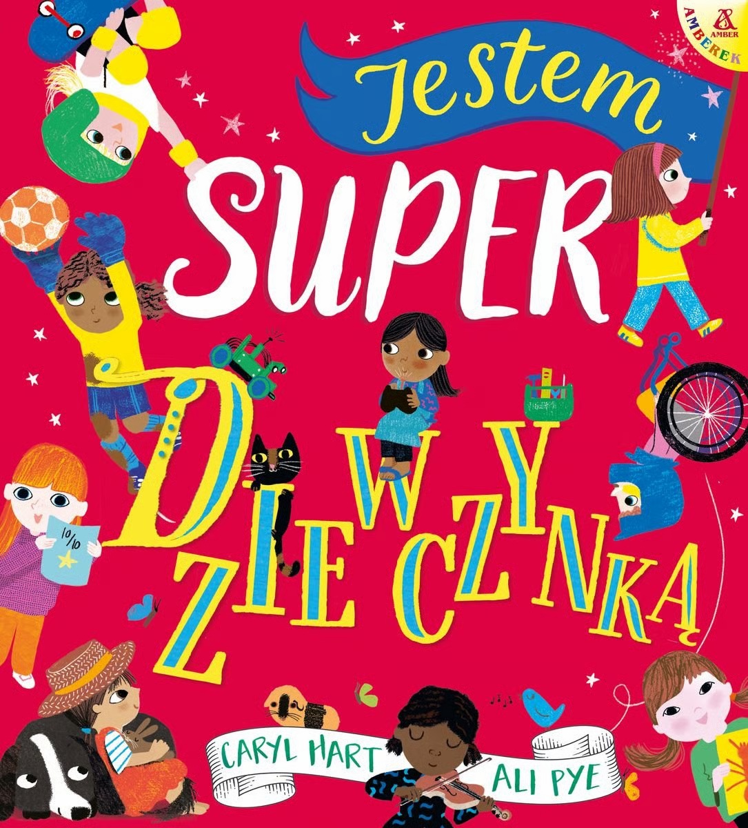 okładka książki Caryl Hart "Jestem super dziewczynką"