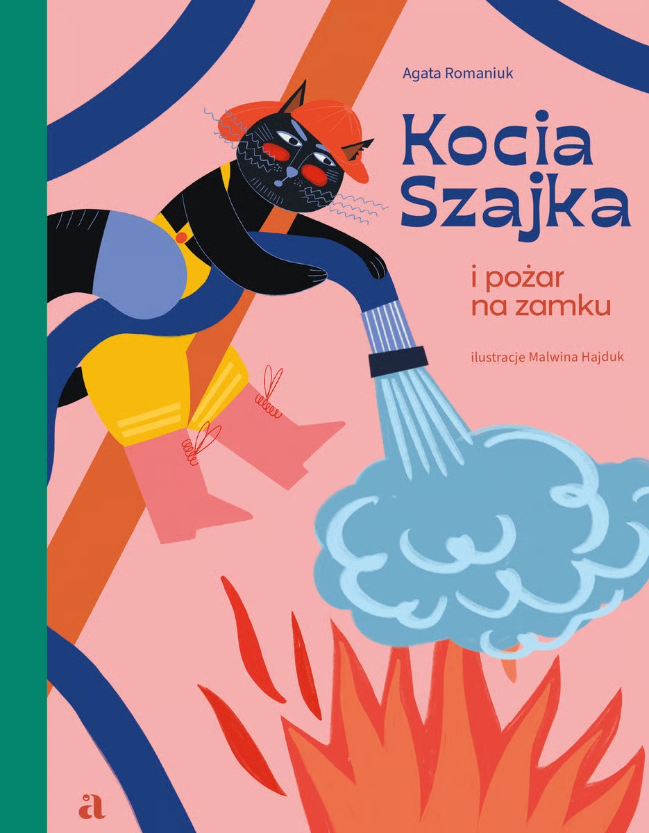 okładka książki Agaty Romaniuk "Kocia Szajka i pożar na zamku"