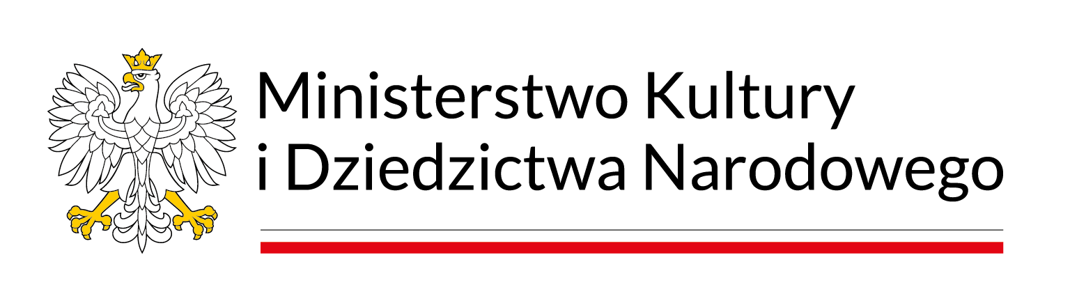 logo Ministerstwa Kultury i Dziedzictwa Narodowego.