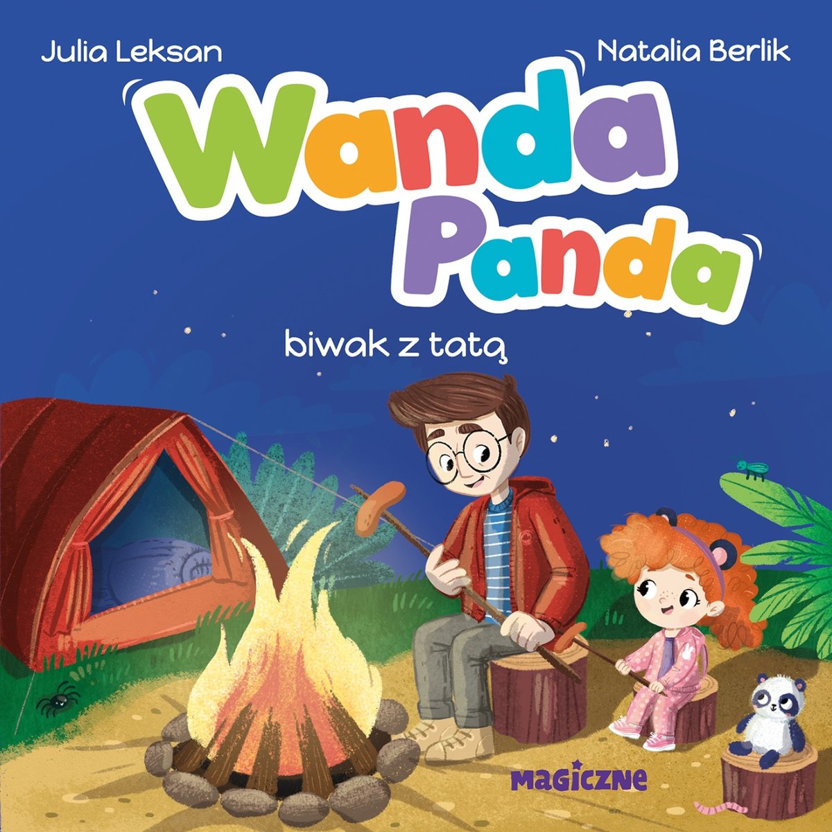 okładka książki "Wanda Panda. Biwak z tatą"