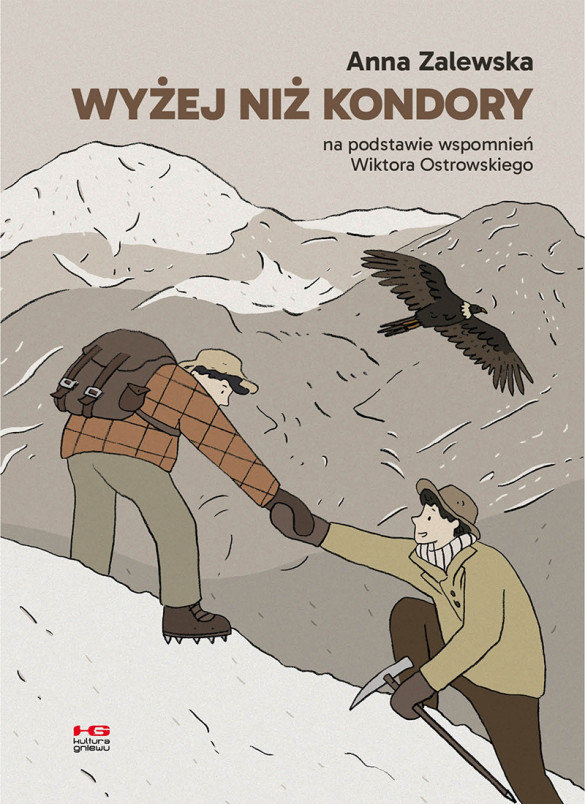 okładka komiksu Anny Zalewskiej "Wyżej niż kondory"
